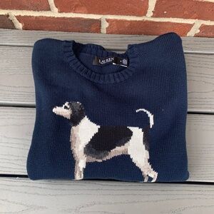 Lauren Ralph Lauren Intarsia Knit Dog Sweater